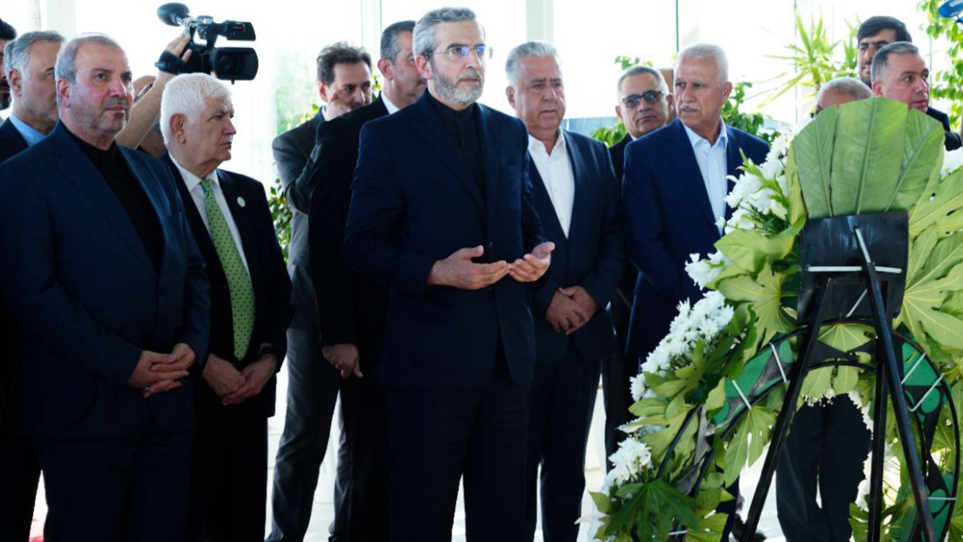 Ali Bagheri visits President Jalal Talabani's tomb